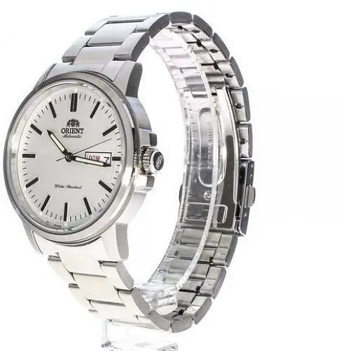 Мужские наручные часы ORIENT RA-AA0C03S19B классические стальные с автоподзаводом - фото 2