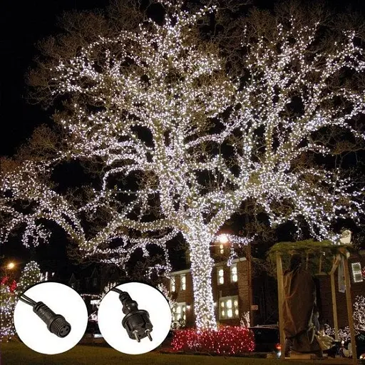 Гирлянда-нить уличная 100 led с переходником 10 м - фото 3