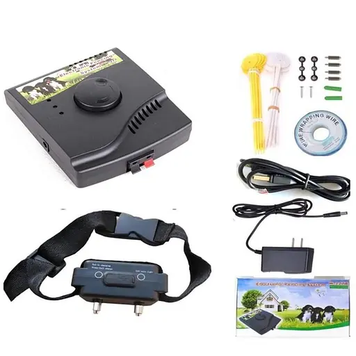 Електронний паркан для собак - електропастух з 1-м акумуляторним нашийником Pet W-227B, провідний (100582) - фото 2