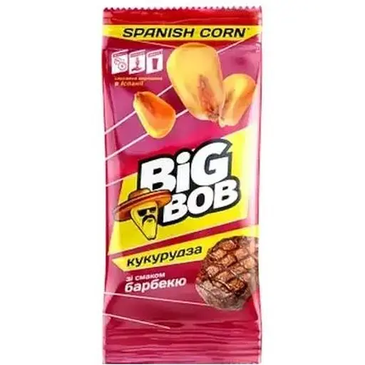 Кукуруза жареная Big Bob Барбекю 60 г