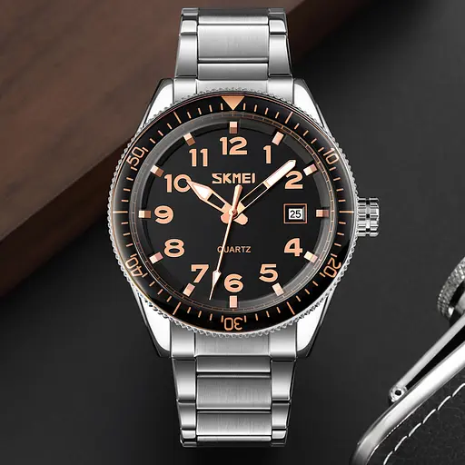 Наручний годинник чоловічий 9232SRGBK Rose Gold-Black Skmei acs0029855 - фото 4