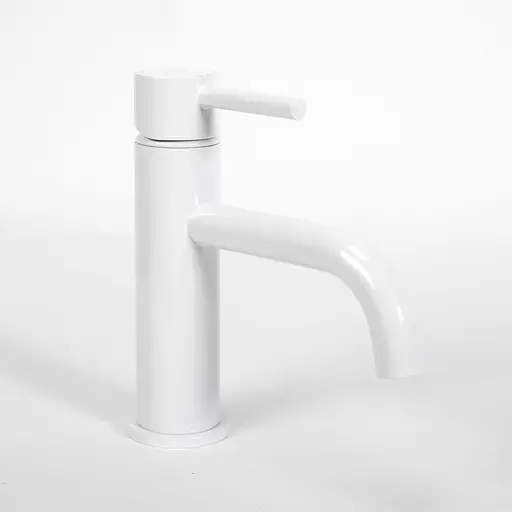 Смеситель для умывальника Rea Lungo низкий white REA-B4401 Белый - фото 5