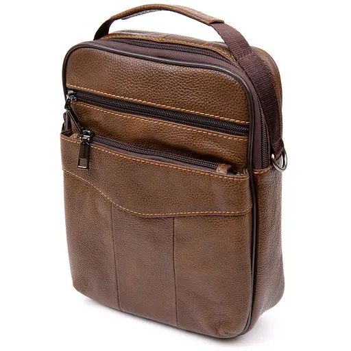 Чоловік шкіряний месенджер Vintage 20х25х5 см sum0013952 - фото 1