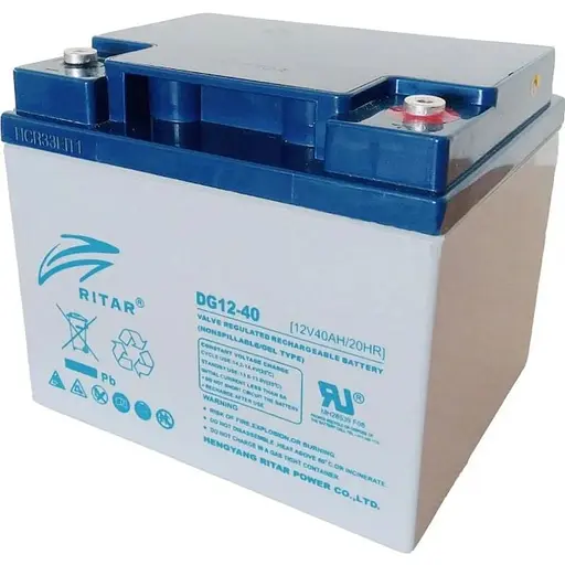 Аккумулятор Ritar GEL 12V/40Ah/480Wh (DG12-40) [125673]