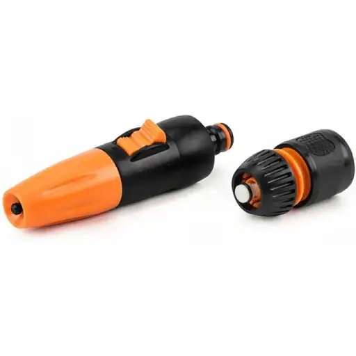 Комплект для полива Bradas BLACK LINE из 2 элементов на шланг 1/2 (ECO-PWB5502-12/2) - фото 1