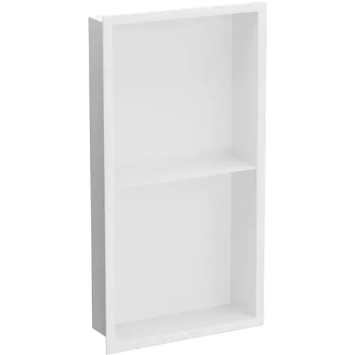 Полка для душа встроенная Nett YW-60, металлическая 60 см Белый - фото 1