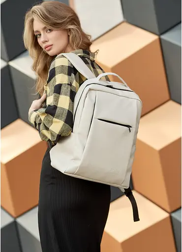 Женский рюкзак Sambag ZARD серый 40 х 28 х 14 см (25428030) - фото 1