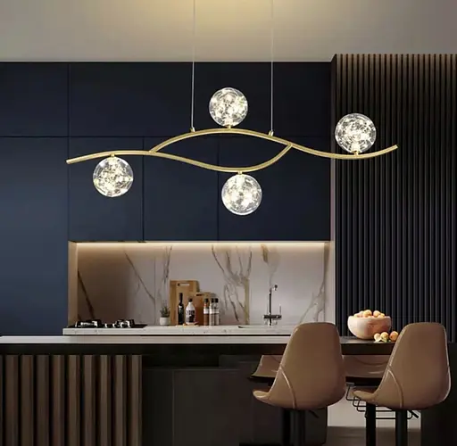 Удлиненный светильник с LED элементами Line.F YQ 318/4 AB - фото 1