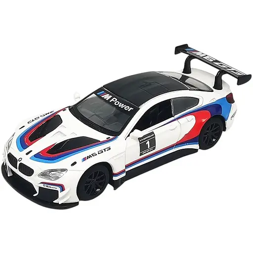Автомодель TechnoDrive BMW M6 GT3 белый (250408)