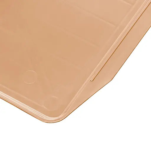 Прямоугольный поднос с ручками 48.5 x 35.5 см полипропилен, Полімет Бежевый 86272 - фото 2