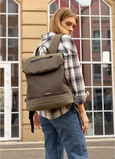 Жіночий рюкзак Sambag 37х31х14 см 000305475 - фото 10