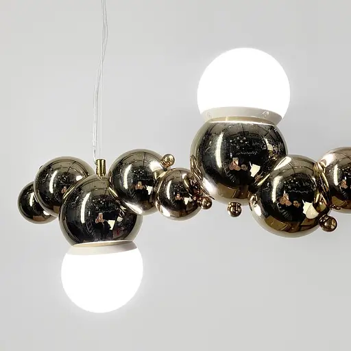 Люстра Bubble в золотом каркасе 120 см Ст. SGJ9-1200 GD Line F - фото 2