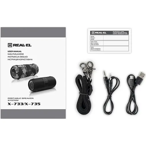 Портативна акустика Real-El X-733 Camo (EL121600020) [134900] - фото 11