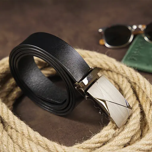 Ремінь шкіряний Vintage чоловічий 115х3,3 см acs0014814 - фото 7