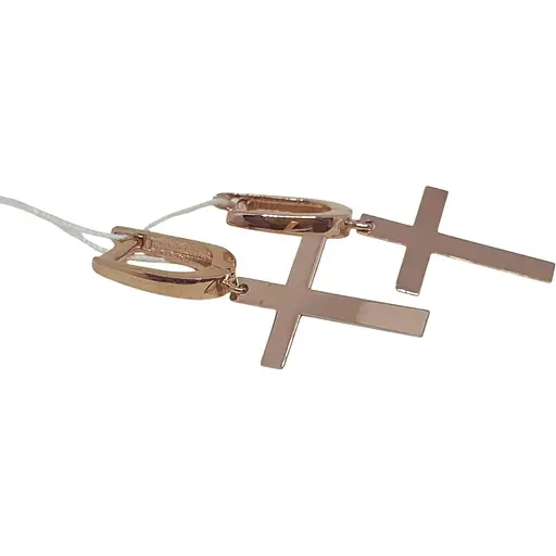 Золотые серьги Favoritum Крестики. 210180