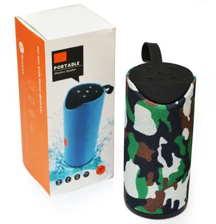Портативна Bluetooth колонка TG-113 бездротова переносна колонка з вологозахистом бумбокс Зелена Хакі - фото 3