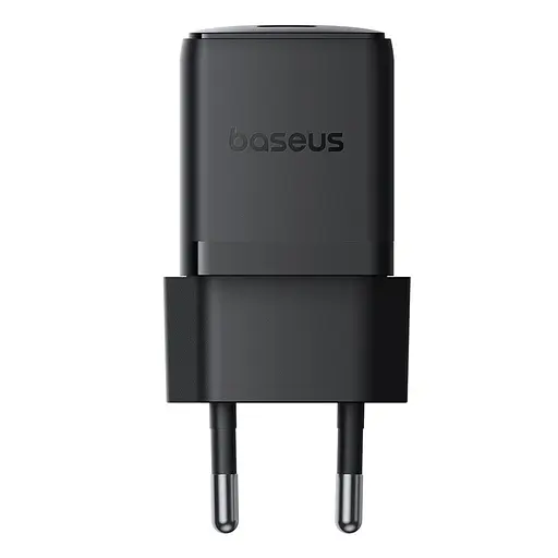 Мережевий зарядний пристрій Baseus Palm Fast Charger 1C 20W EU Cluster чорний - фото 3