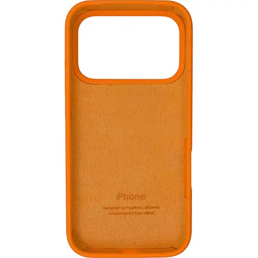 Чехол Silicone Case для Apple iPhone 17 Pro Max Orange AA [145099] - фото 2