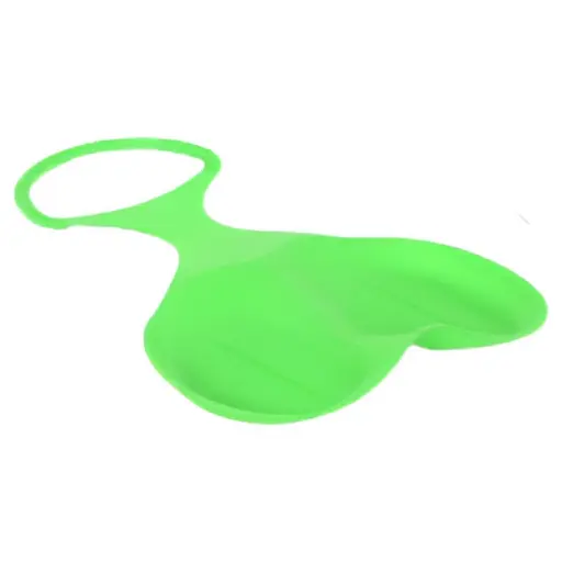 Детская ледянка MS 0519-1-3, з морозостойкого пластика, зелёная