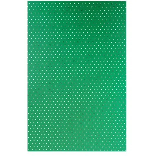 Папір з малюнком "Крапка" двосторонній Зелений 21х31см 200г/м2 Heyda