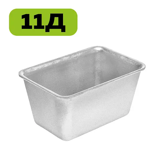 Набір з 4 хлібних форм алюмінієвих для випічки хліба Л7 Л12 Л11 11Д, Полімет 84148 - фото 5