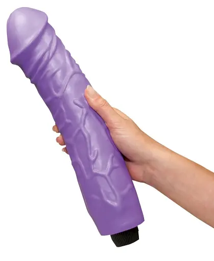 Вібратор You2Toys Queeny Love Giant Lover Skin 33 см фіолетовий - фото 4