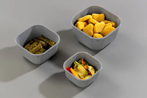 Контейнер пластиковий з кришкою Idea Home Line Box 0.6 л сірий (00681 Gray) - фото 2