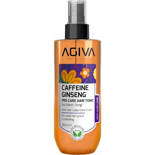 Тоник для волос Agiva Caffeine Ginseng Pro Care Hair Tonic против выпадения 200 мл