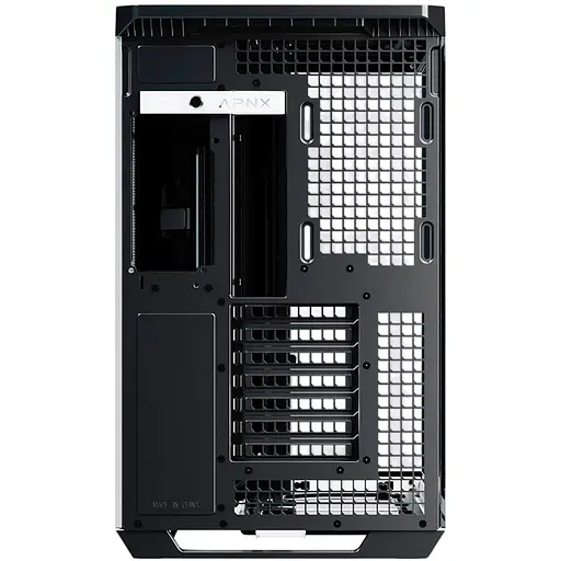 Корпус APNX V1-W из закаленного стекла без блока питания, черный/белый/под дерево (APCM-VI01103.M1) - фото 7