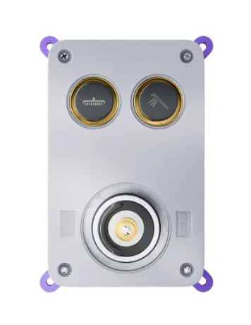 Душова система прихованого монтажу Corsan CMZ069TCH хром + BOX з термостатом 647014, Хром - фото 4