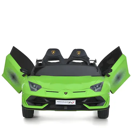 Електромобіль дитячий Bambi Lamborghini M 6026EBLR5 два мотори м'які колеса шкіряне сидіння - фото 6