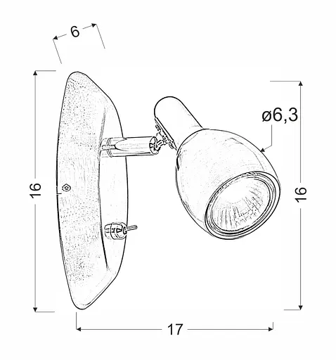Бра Candellux 91-32768 CROSS - фото 3