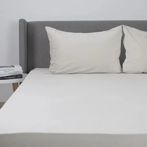 Простирадло ТЕП Velour з резинкою світло-сіре, 160 x 200 (2-04756_34180) - фото 3