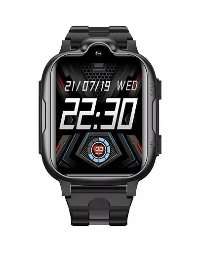 Подарунковий дитячий водонепроникний смарт-годинник Smart Watch K15 4G з камерою і GPS-відстеженням Чорний - фото 2