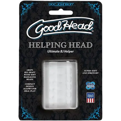 Мастурбатор Doc Johnson GoodHead - Helping Head UltraSkyn - фото 2