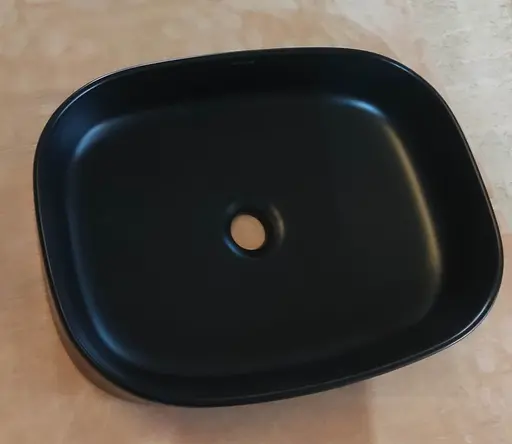 Умивальник накладний Mixxus Premium Bevel-0103 Black 510x370x120 мм MP6520, Чорний матовий - фото 6