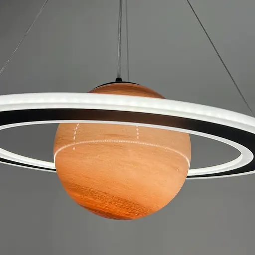 Подвесной светильник Сатурн Ø50 см со стеклянным плафоном Ø20 см Line F SG11-500 - фото 7