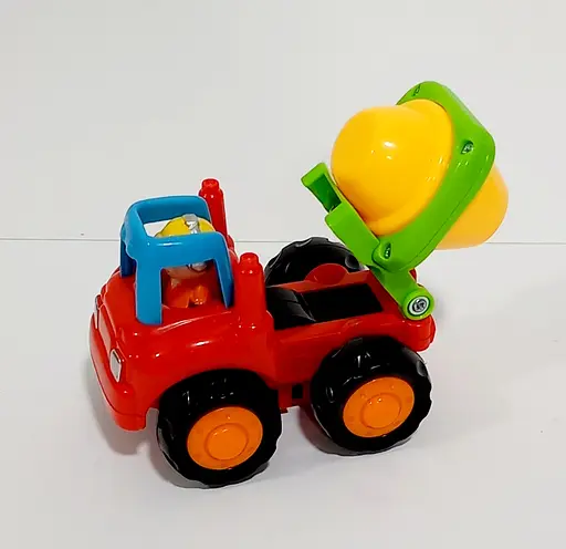 Машина стройтехника 326 CD HOLA инерция (6966655110034) Бетомешалка красно-желтая Вид 3 - фото 2