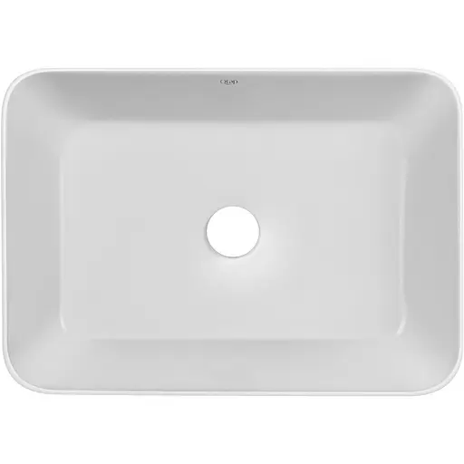 Умивальник накладна Qtap Virgo N прямокутна без донного клапана White QT18116308W, Білий - фото 1