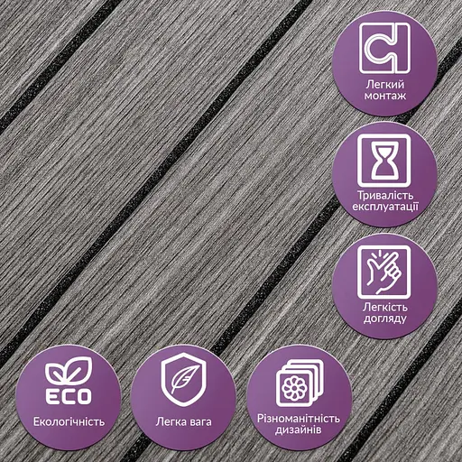 Покрытие виниловое самоклеющееся 3D рейки 600х600х2,8мм Металлический пепел SW-00002196 - фото 5
