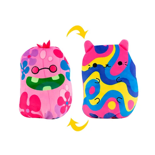 М'яка іграшка 2 в 1 Котик і огірочок Пінкі Cats Vs Pickles CVP2200-5 - фото 1