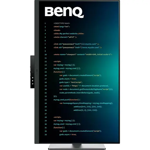 Монитор 31.5" BenQ RD320U Metallic Grey UHD IPS 60Hz (9H.LMSLA.TBE) - фото 4