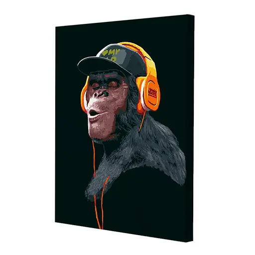 Комплект картин по номерам Riviera Blanca Gangster Monkey (ITR-099) 3 шт в наборе