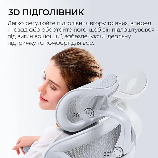Игровое кресло Sihoo DORO C300L Mesh White (DORO-C300L-A3-102) - фото 12