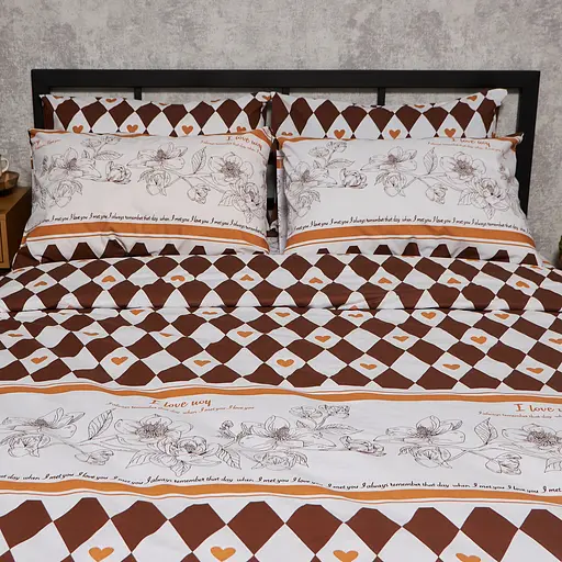 Комплект постільної білизни Moon&Star Дитячий 110x140 см наволочки 2x50x70 см Heart Patch Бязь Gold Люкс - фото 3