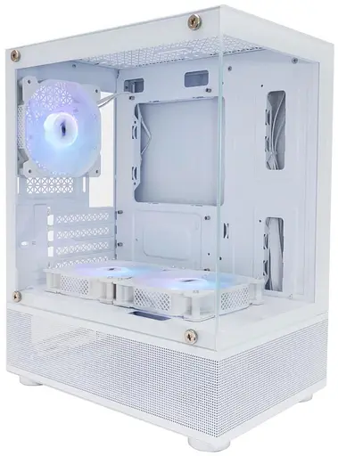 Корпус 1stPlayer Mi2-A-WH-2F7R-W-1F7-W белый без блока питания (Mi2-A-WH-2F7R-W-1F7-W) - фото 1