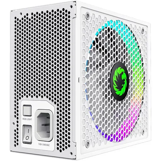 Блок живлення GameMax 1300W ATX3.1 80+ Platinum RGB White (RGB-1300 WH (ATX3.0/3.1 PCIe5.) - фото 1