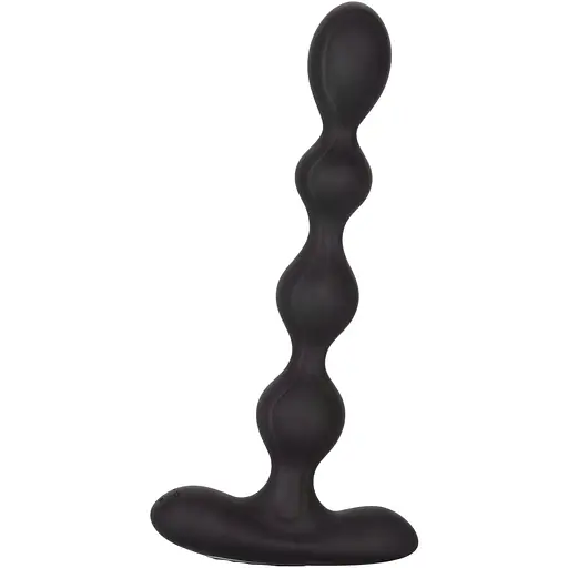Анальні намиста з вібрацією CalExotics Eclipse Slender Beads 17.8 см (чорний)