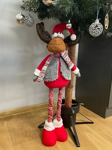 Різдвяний декоративний олень із телескопічними ніжками Ruhhy 88 см - фото 2