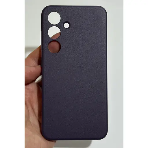 Оригінальний шкіряний чохол Samsung Vegan Leather Case для Samsung Galaxy S24 (6.2") Dark Violet GP-FPS921HCAVW - фото 6